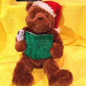 GUND STORYTIME "TWAS THE NIGHT BEFORE CHRISTMAS " PLUSH BEAR.